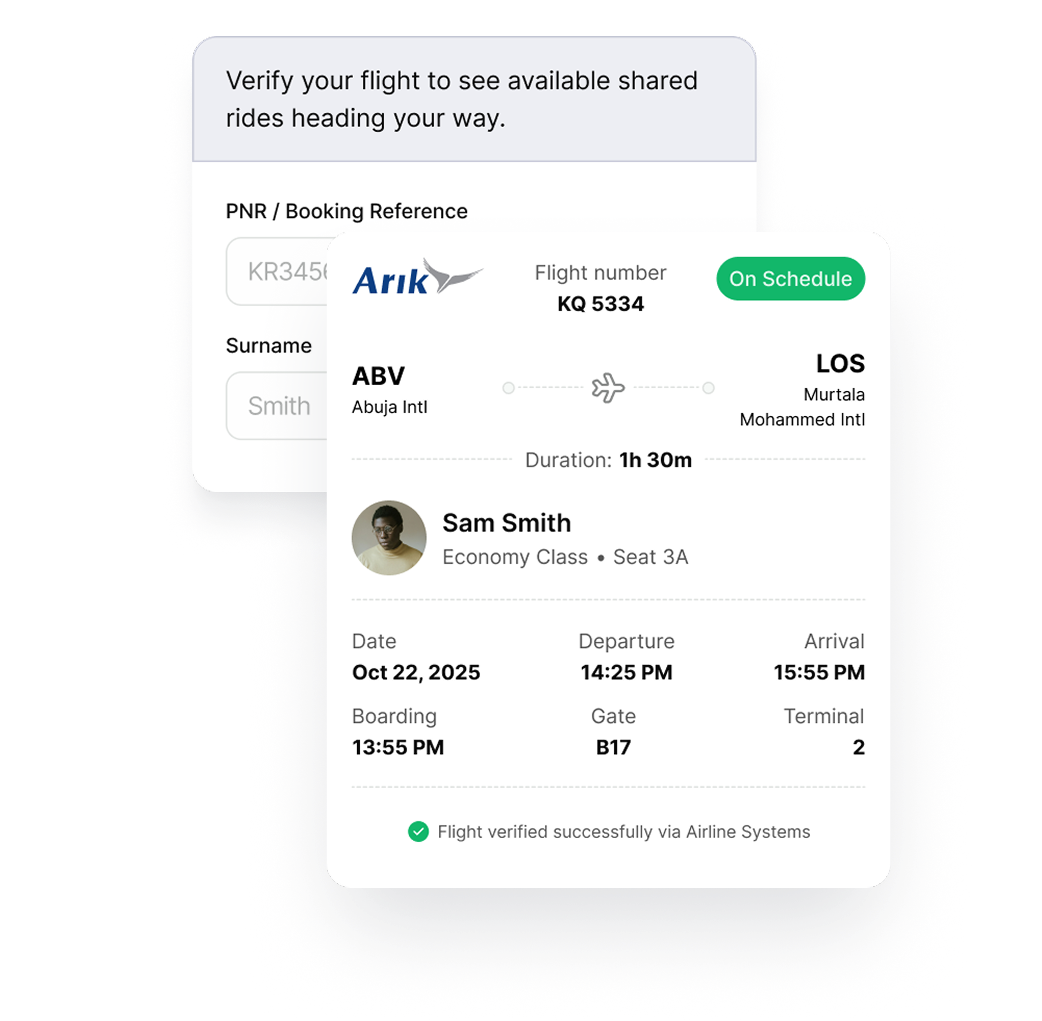 Request your airport ride or reserve ahead.